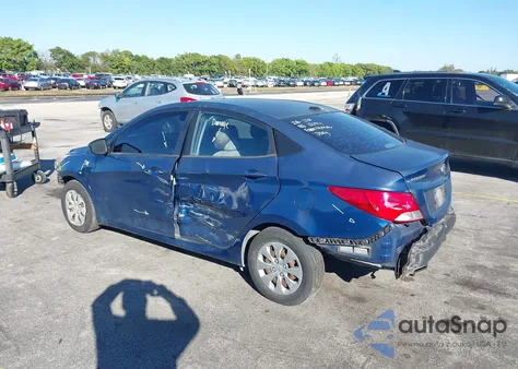 2016 Hyundai Accent Se из США, поврежденный, VIN KMHCT4AE9GU051243